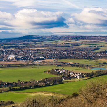 Kent countryside uk Maidstone north downs landscape green belt